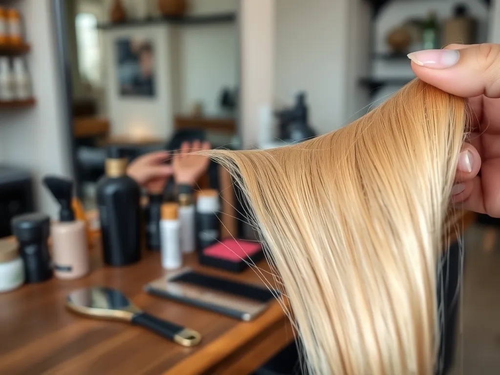 Jak zrobić refleksy pasemka na blondzie?