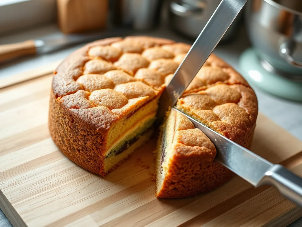 Jak pokroić okrągłe ciasto w romby?