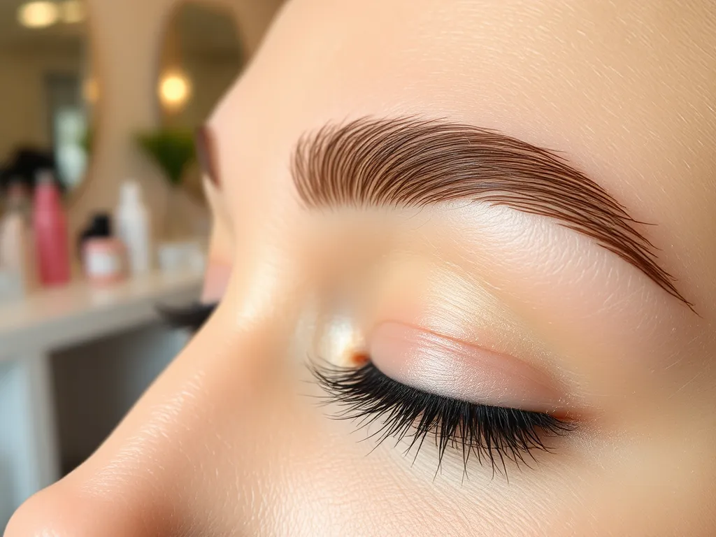 Ile utrzymuje sie laminacja brwi?